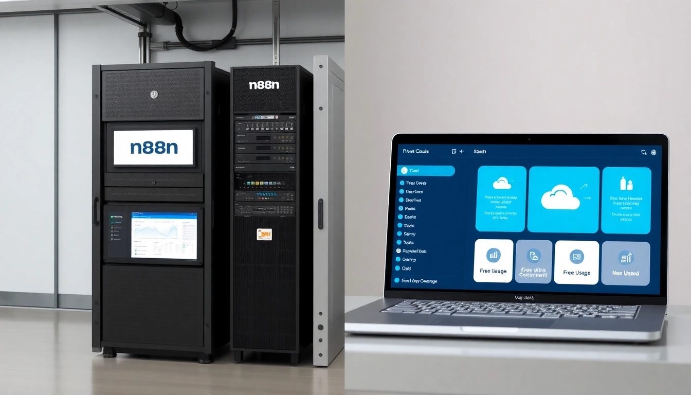 n8n Self-Hosted와 Cloud 무료 자동화 방식 비교 이미지