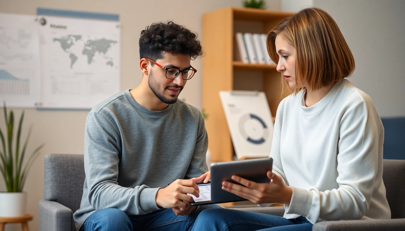 과학적 심리 검사 받는 청년