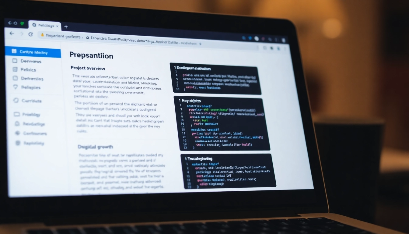 코딩 포트폴리오 예시가 노트북 화면에 정리되어 있는 모습