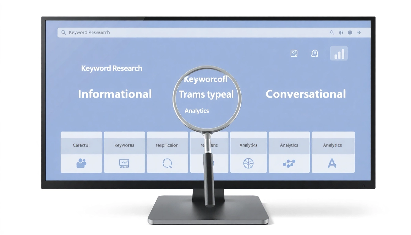 키워드 유형별 분석과 확장, 대화형 키워드의 중요성을 나타낸 디지털 키워드 리서치 이미지