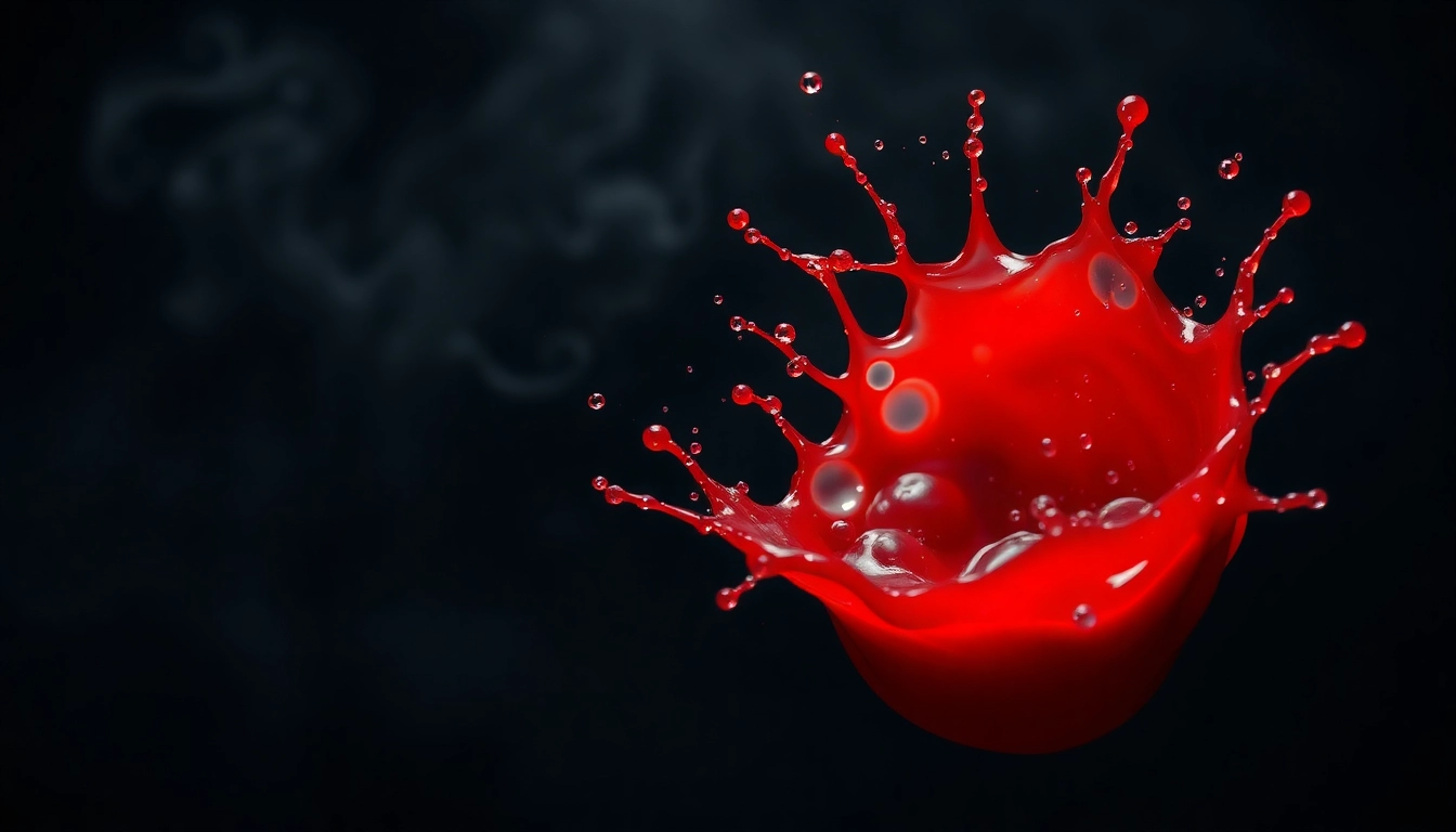 붉은 팥의 기운이 액운을 물리치는 것을 상징적으로 표현한 이미지