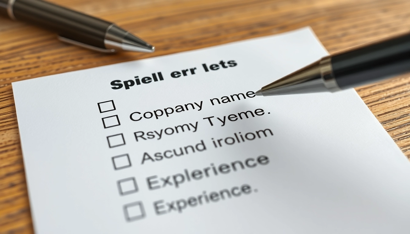 자기소개서 제출 전에 확인해야 할 최종 체크리스트 모습