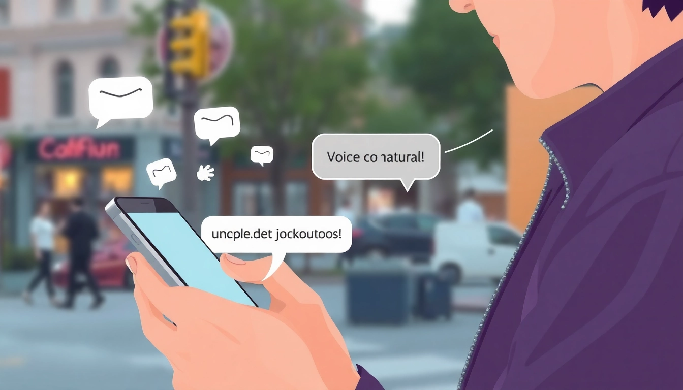 스마트폰 음성 검색을 사용하는 사람과 대화형 키워드 이미지