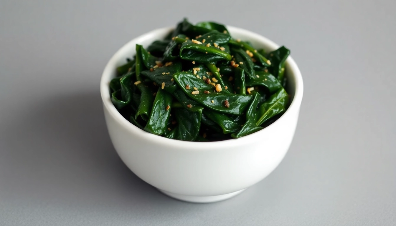 영양소가 살아있는 파릇파릇한 시금치나물 무침