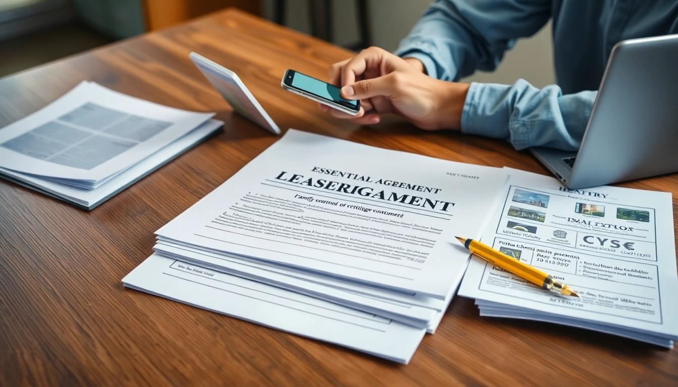 청년월세지원 제출 서류 준비 중인 청년