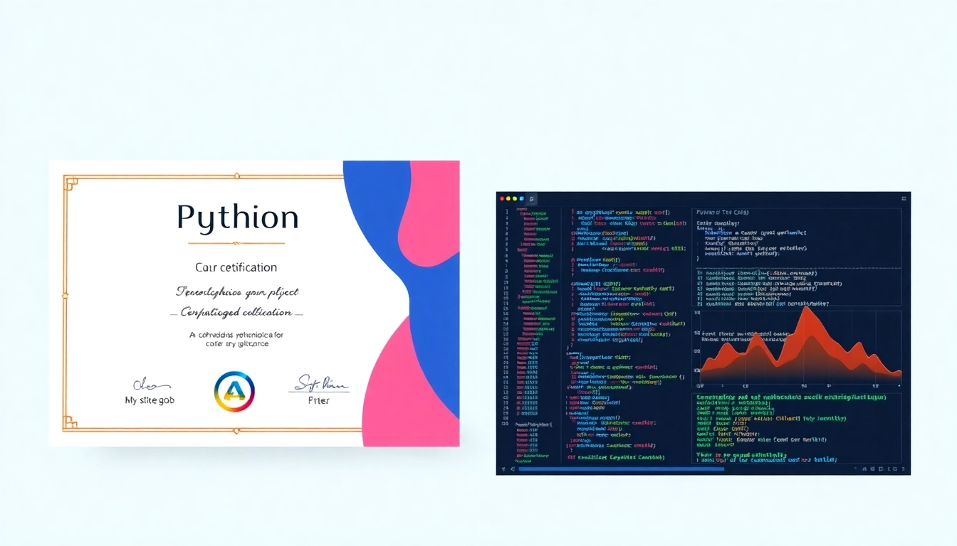 파이썬 자격증과 창의적 포트폴리오의 대조 이미지