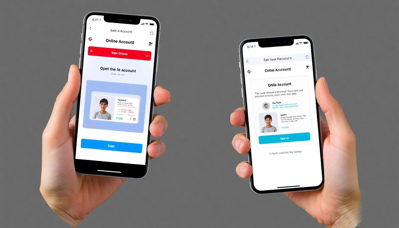 비대면 증권 계좌 개설 과정을 보여주는 스마트폰 화면