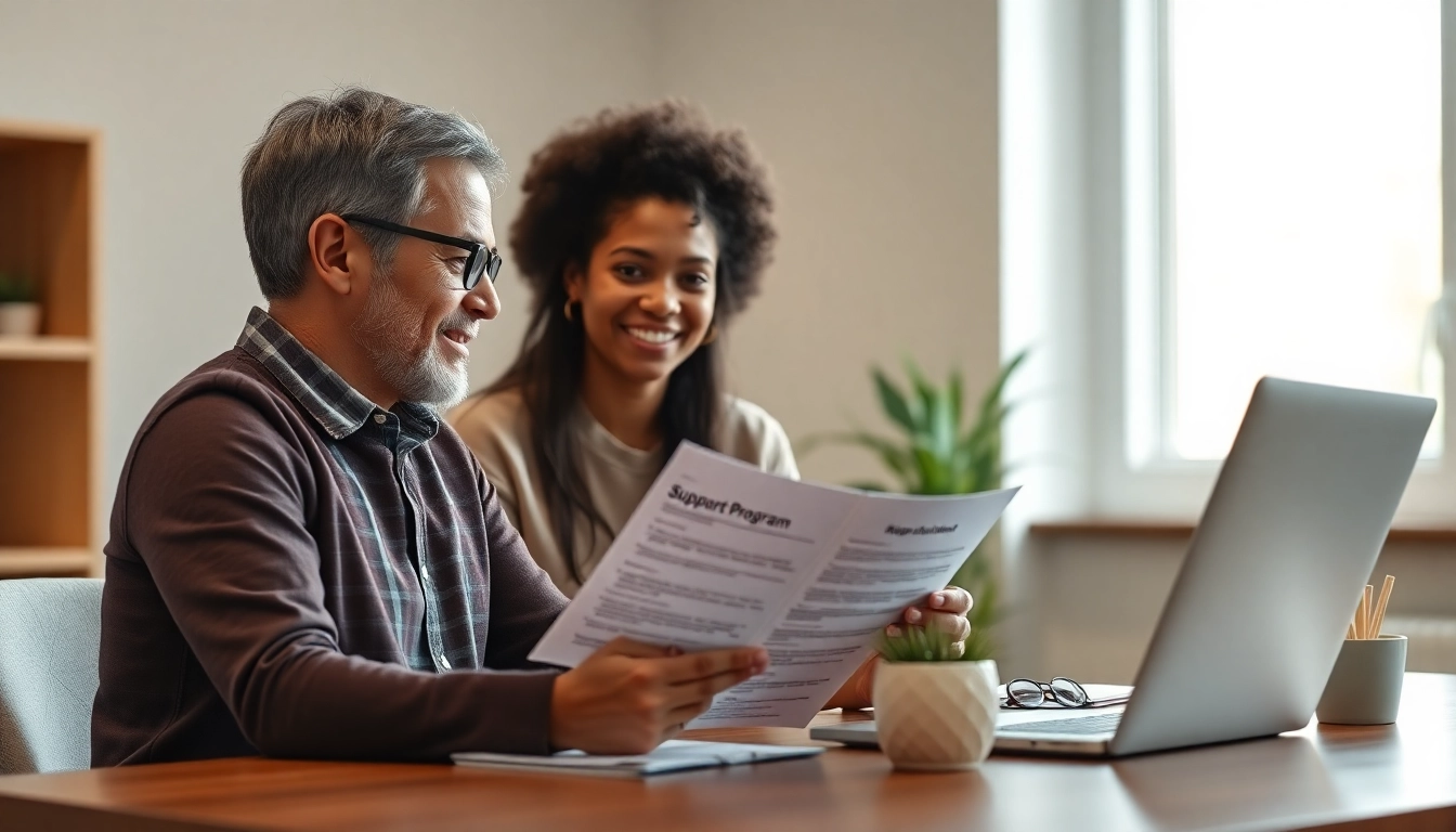 자립준비청년이 지원 기관 담당자와 1대1로 상담하며 든든한 지원을 안내받는 모습