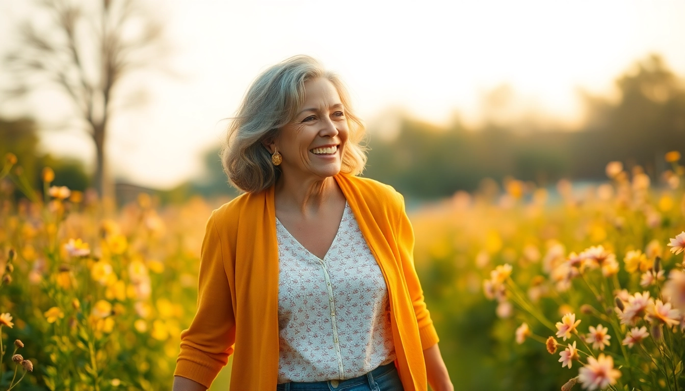 갱년기를 건강한 인생 2막으로 여는 활기찬 여성