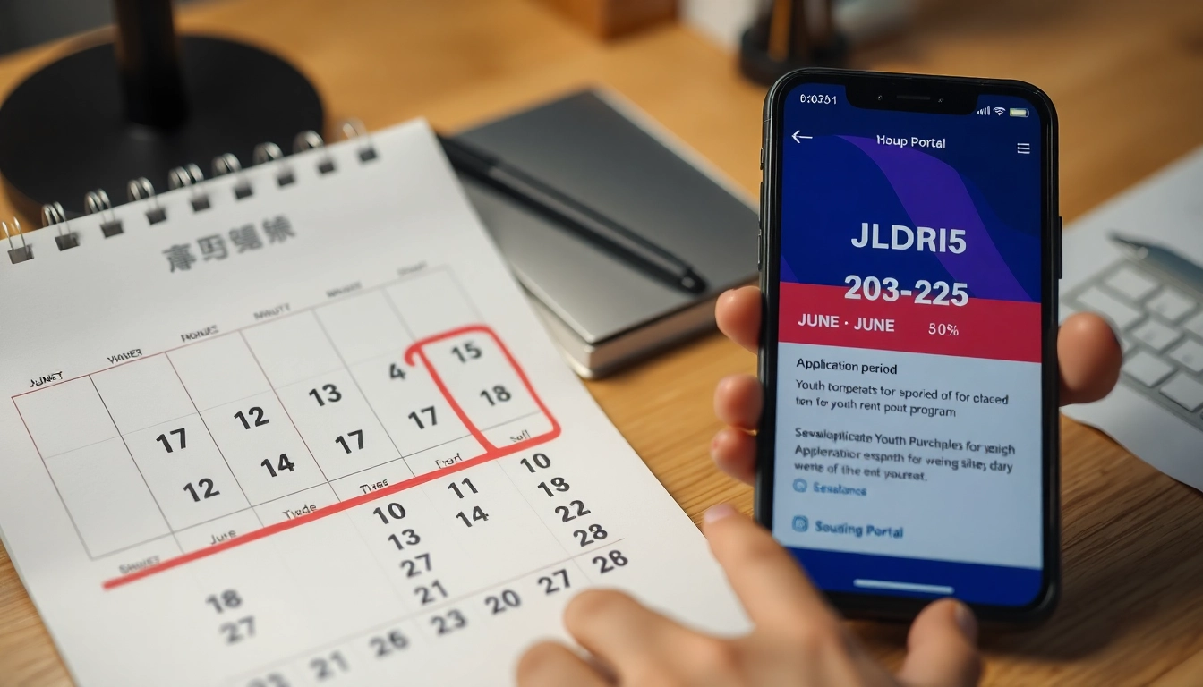 청년월세지원 신청 기간 2025년 6월 11일~24일 표시된 달력
