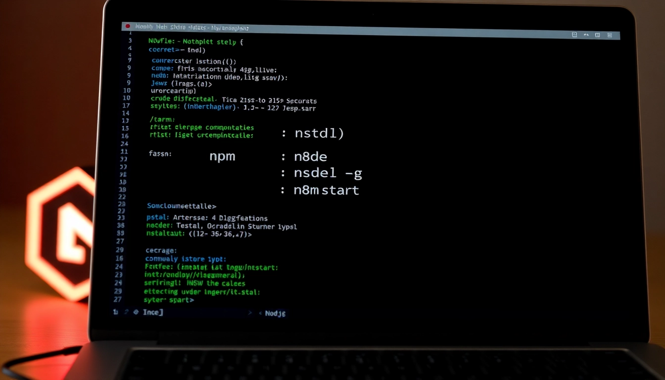 n8n 로컬 설치 npm 명령어 실행 화면