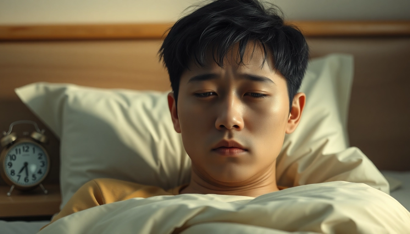 만성 피로와 수면 장애를 보이는 청년