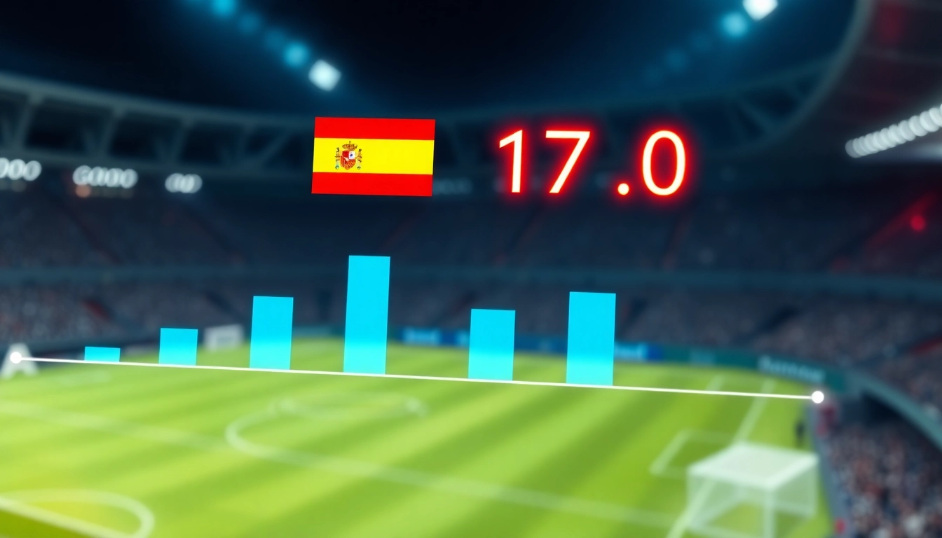 옵타 슈퍼컴퓨터가 스페인을 2026 월드컵 우승 확률 1위로 예측하는 데이터 그래프