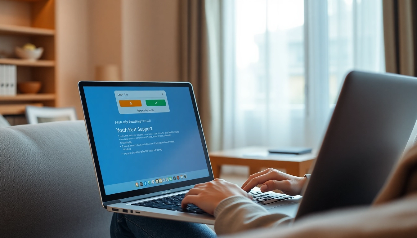 서울주거포털에서 청년월세지원 온라인 신청하는 청년