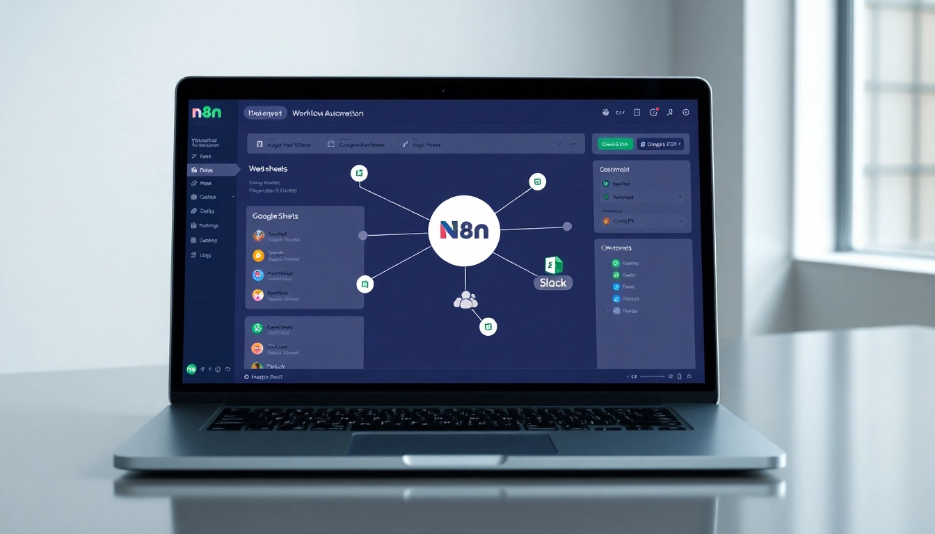 n8n 워크플로우 자동화 대시보드 화면