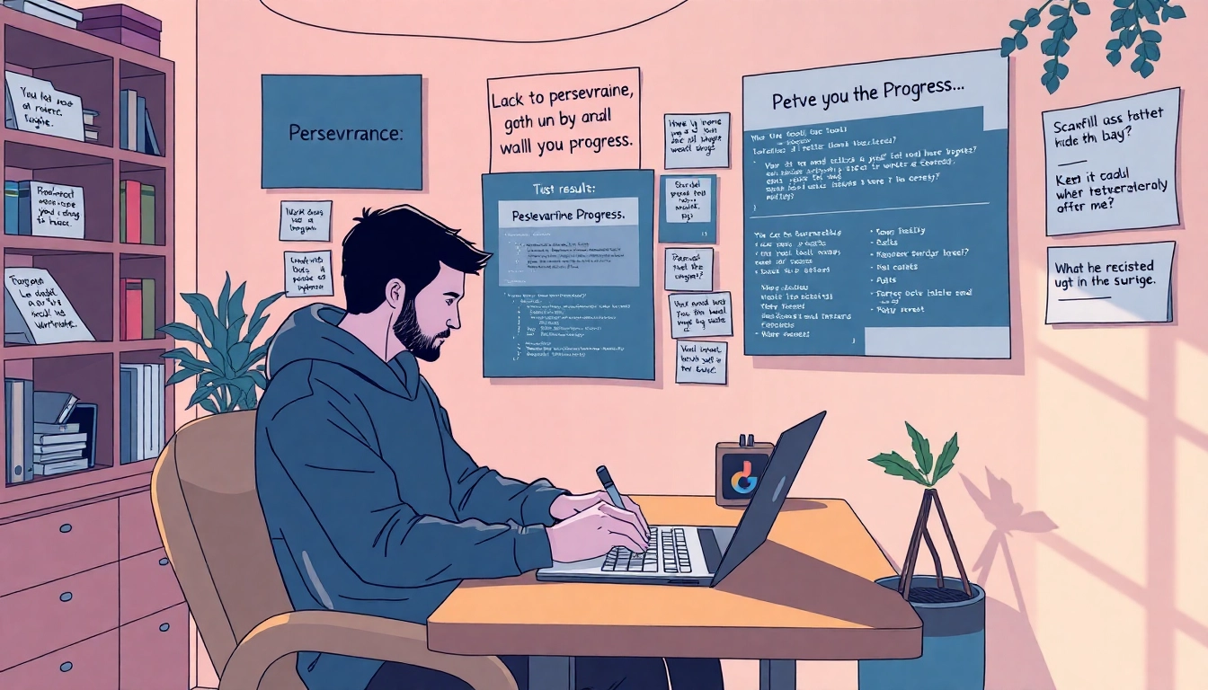 꾸준함과 결과 공유의 중요성을 느끼며 포기하지 않고 파이썬 코딩을 하는 모습