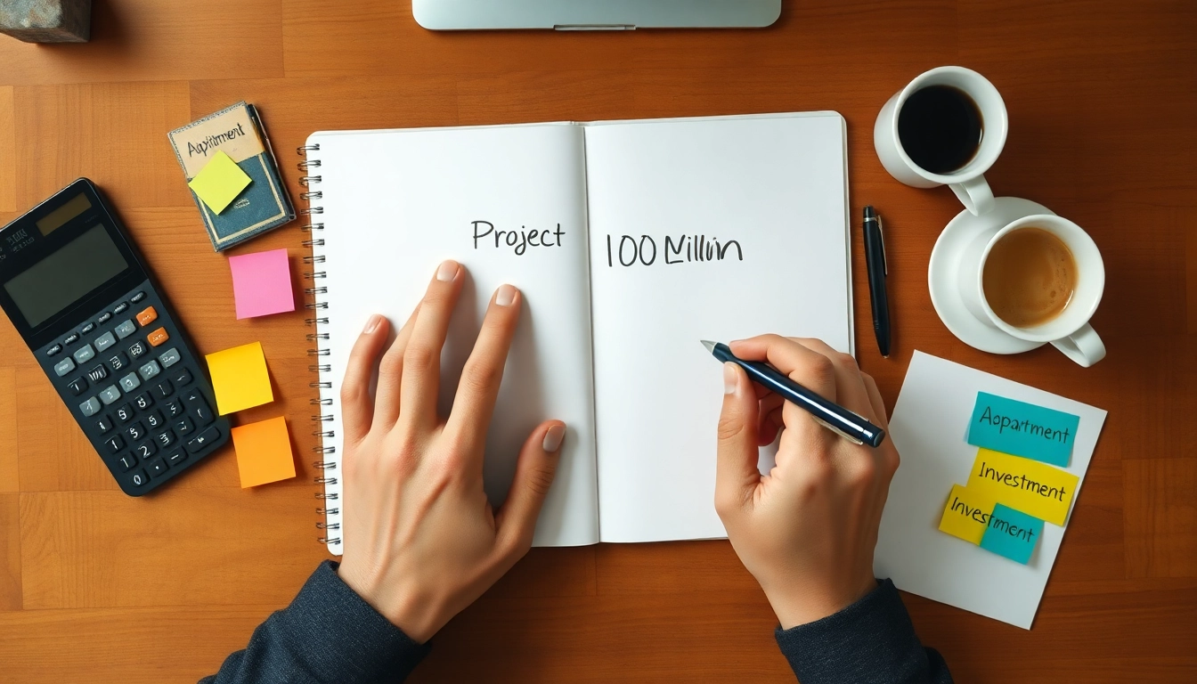 '목돈 만들기 프로젝트'를 구체적으로 계획하는 모습.