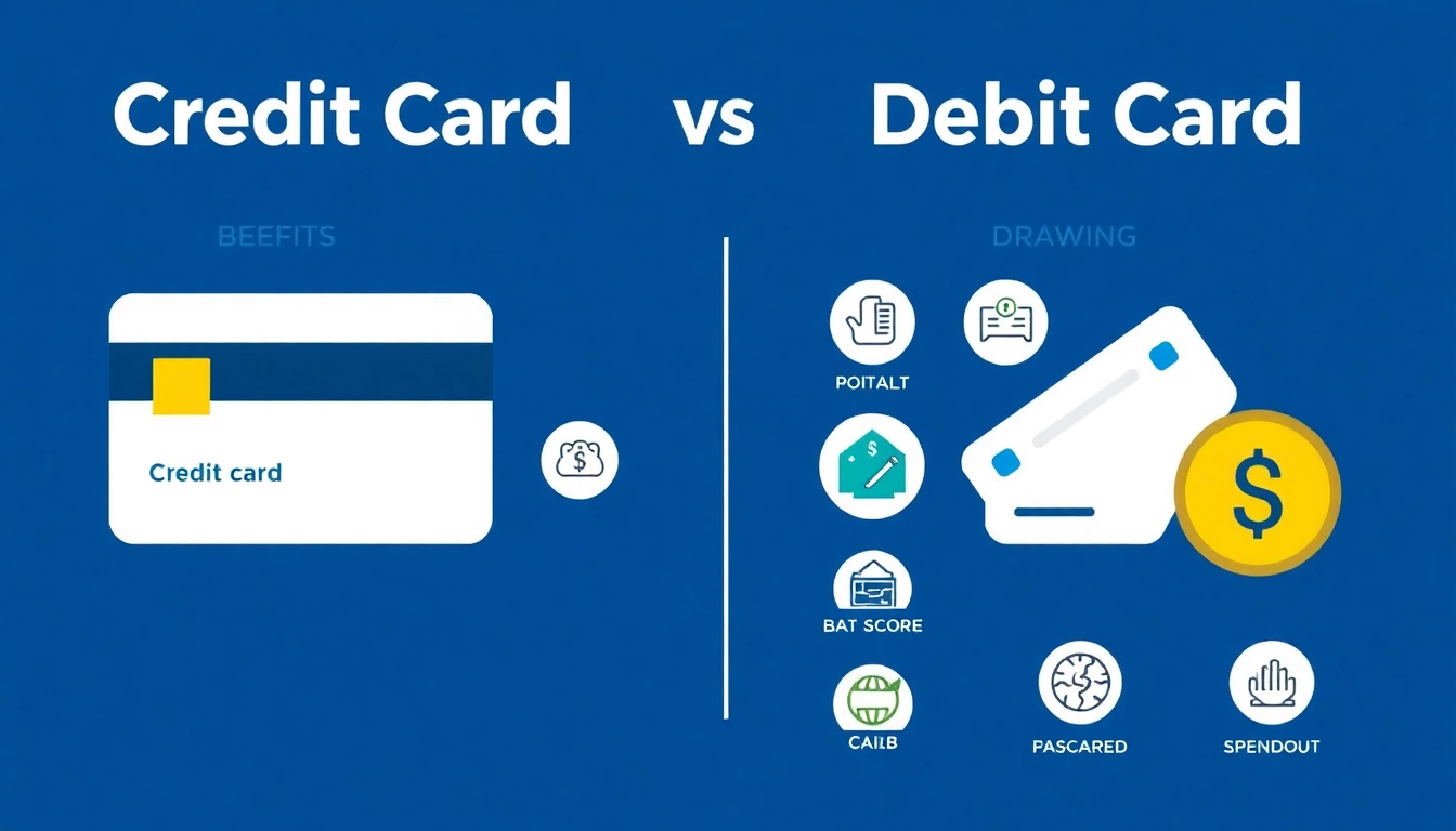 신용카드와 체크카드의 장단점을 비교한 인포그래픽 이미지