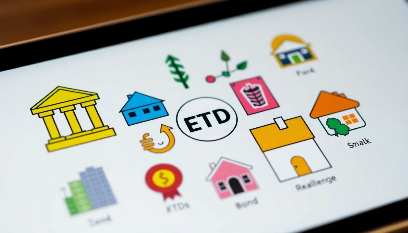 IRP 계좌 내 다양한 금융상품 투자를 나타내는 이미지