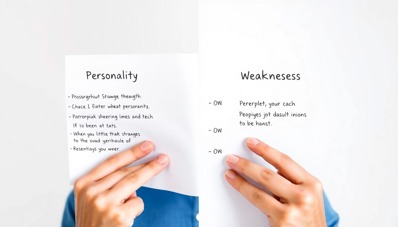 자기소개서의 성격 장단점 항목을 직무와 연결하여 작성하는 과정